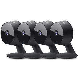 LaView Security Cameras 4pc,Home Security Camera Indoor 1080P,WiFi Cameras for Pet, Motion Detection, Two-Way Audio, Night Vision, Works with Alexa & Google Assistant, iOS & Android & Web Access