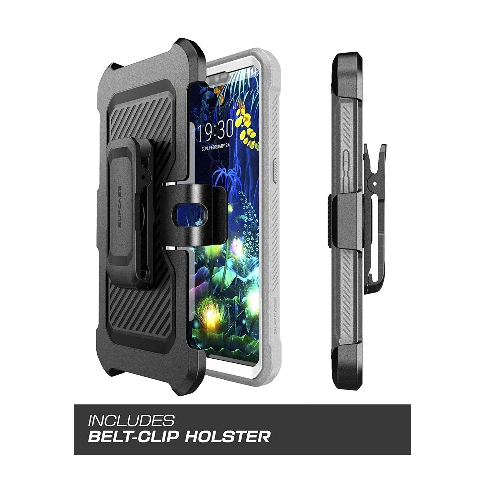 LG V50 ThinQ Unicorn Beetle Pro Full-Body Holster Case-White