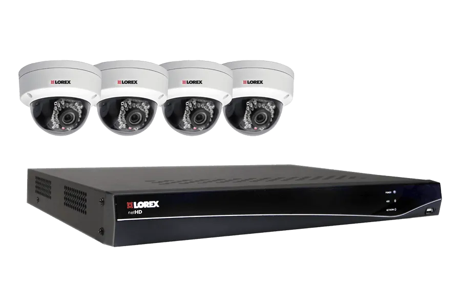 LNR300 Series 4-Channel Security NVR with HD IP Cameras