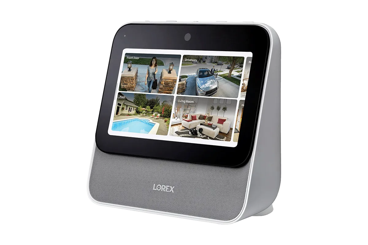 Lorex Smart Home Security Center with Two 2K Battery Cameras and Range Extender