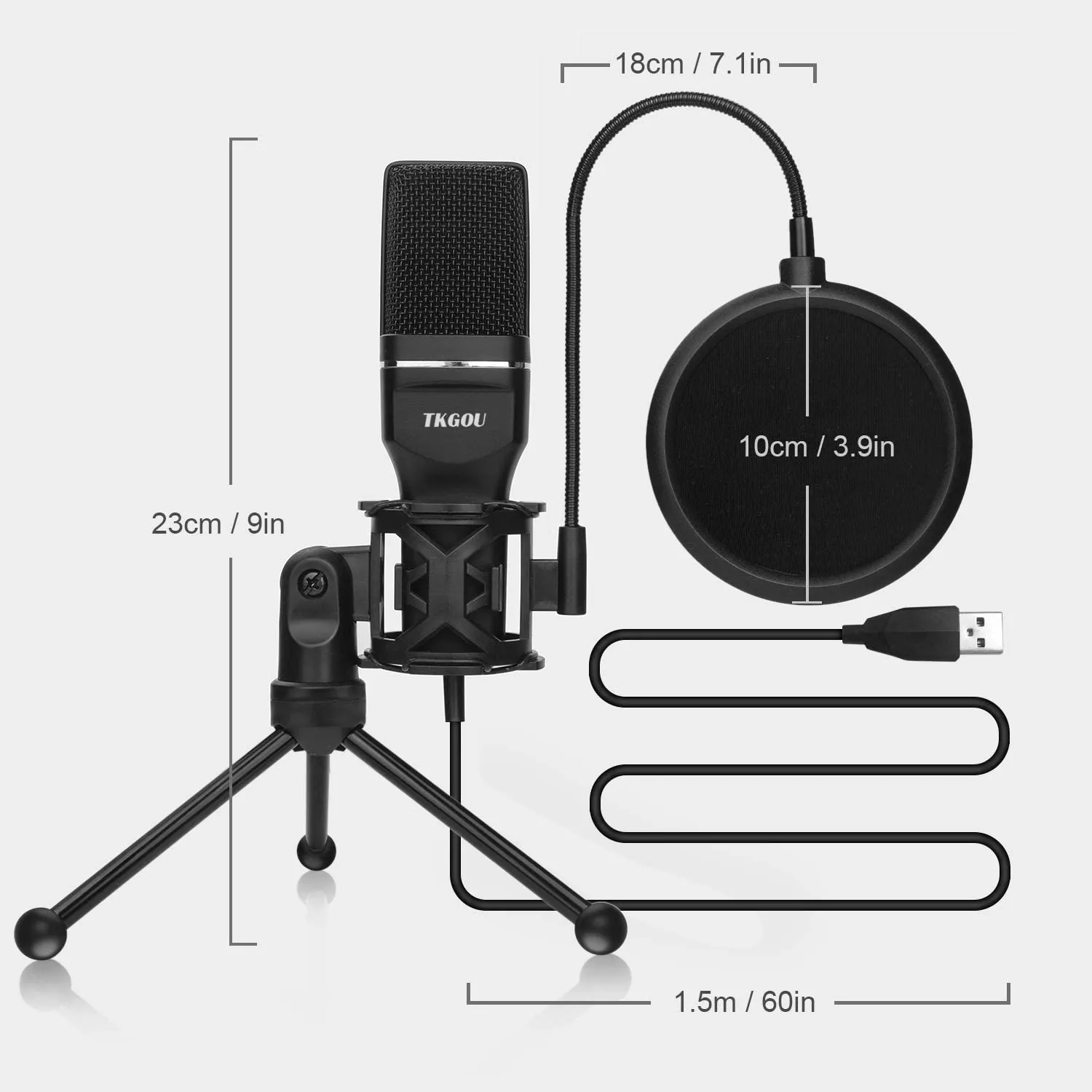 Microphones Easy Plug & Play Usb Condenser Computer Microphone