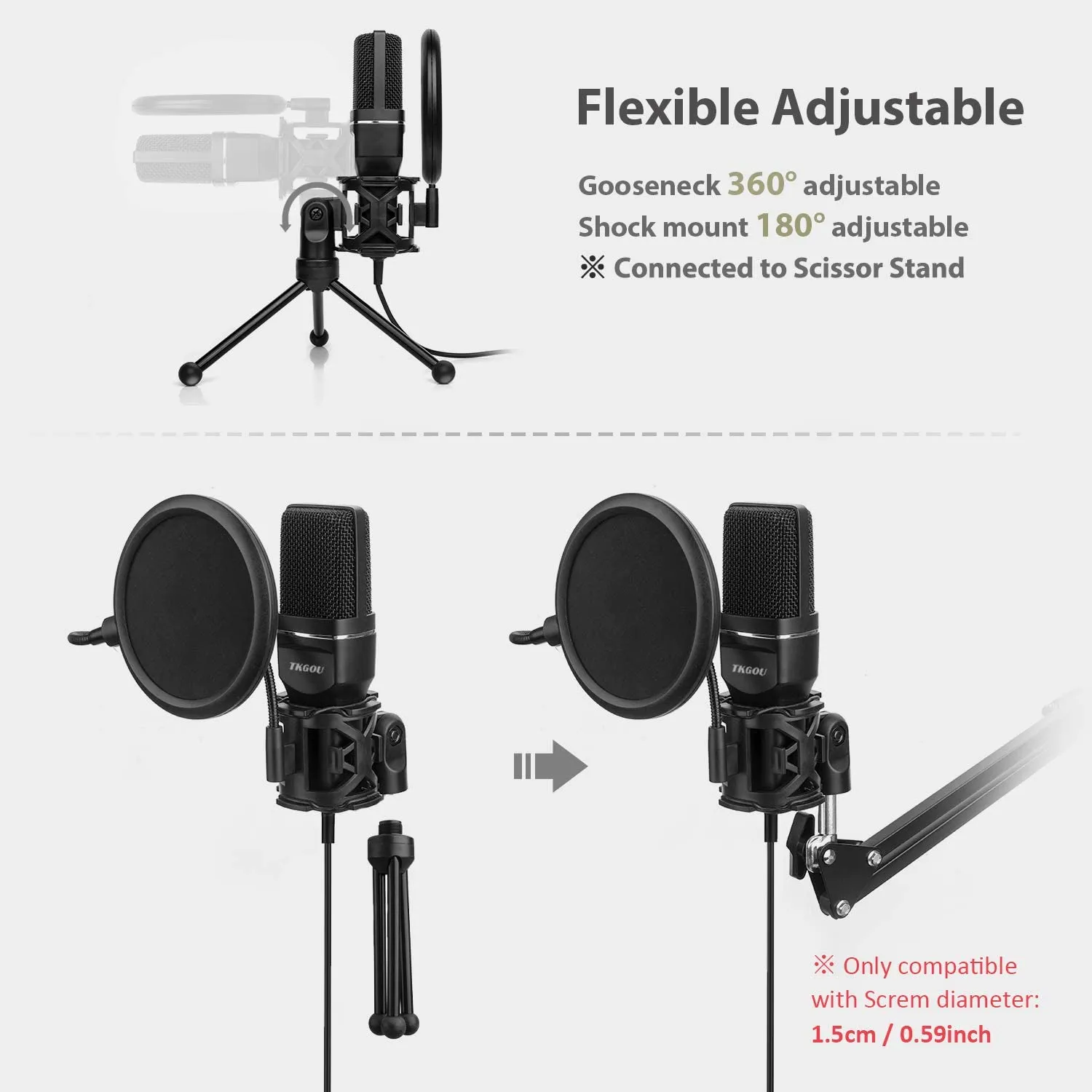 Microphones Easy Plug & Play Usb Condenser Computer Microphone