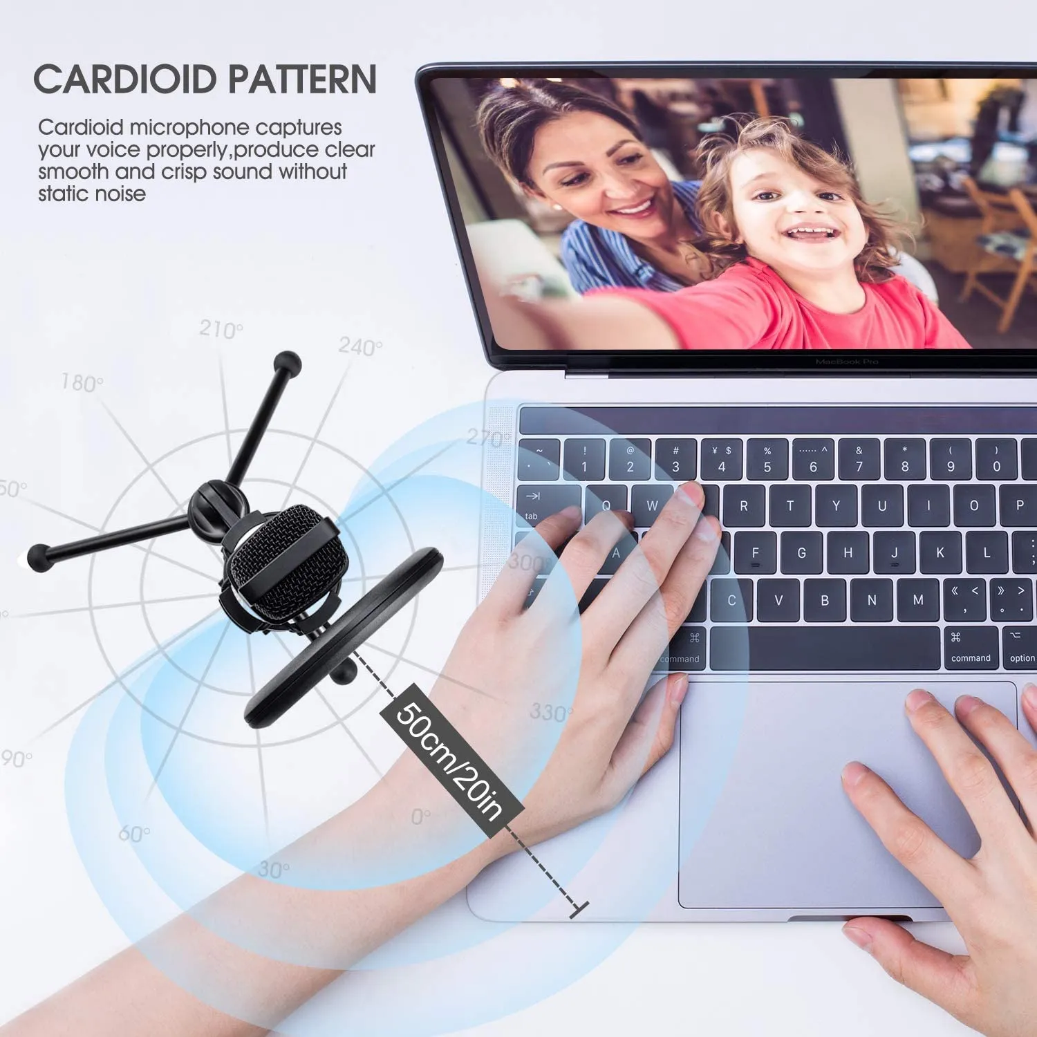 Microphones Easy Plug & Play Usb Condenser Computer Microphone