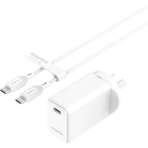 Mophie Essential 30W USB-C Wall Charger and Cable (White)