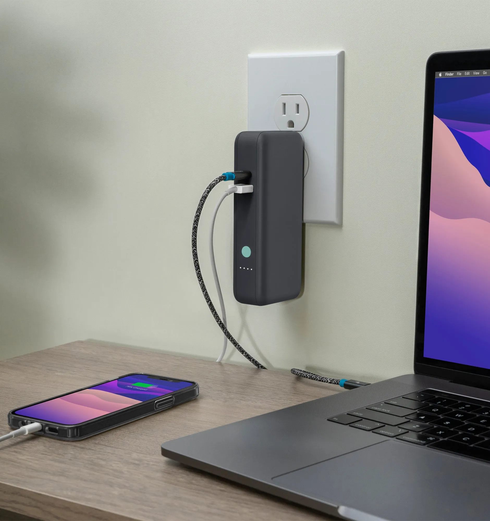 Nimble WALLY Pro Fast Laptop Charger with Battery Bank