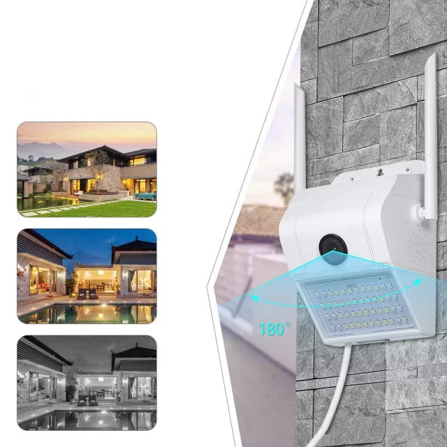 Outdoor Smart Wifi Camera With Led Light