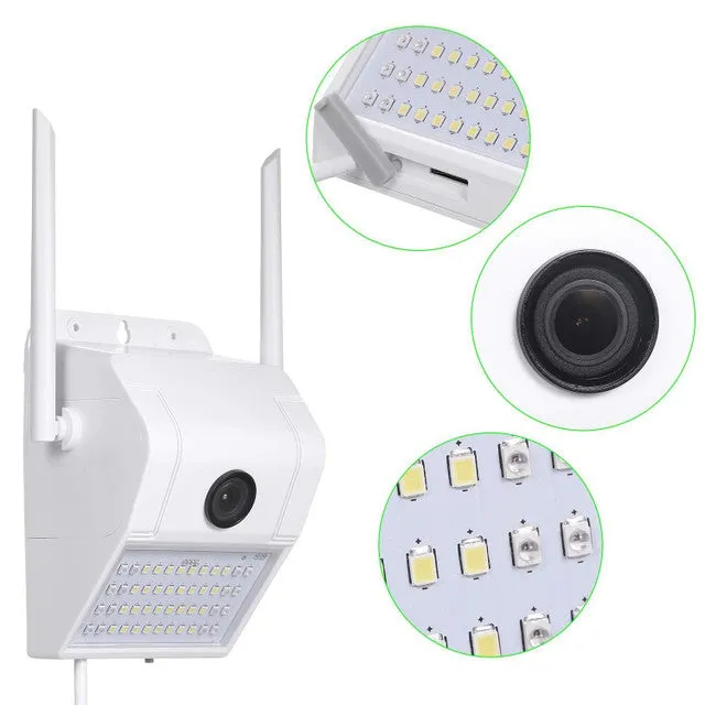 Outdoor Smart Wifi Camera With Led Light