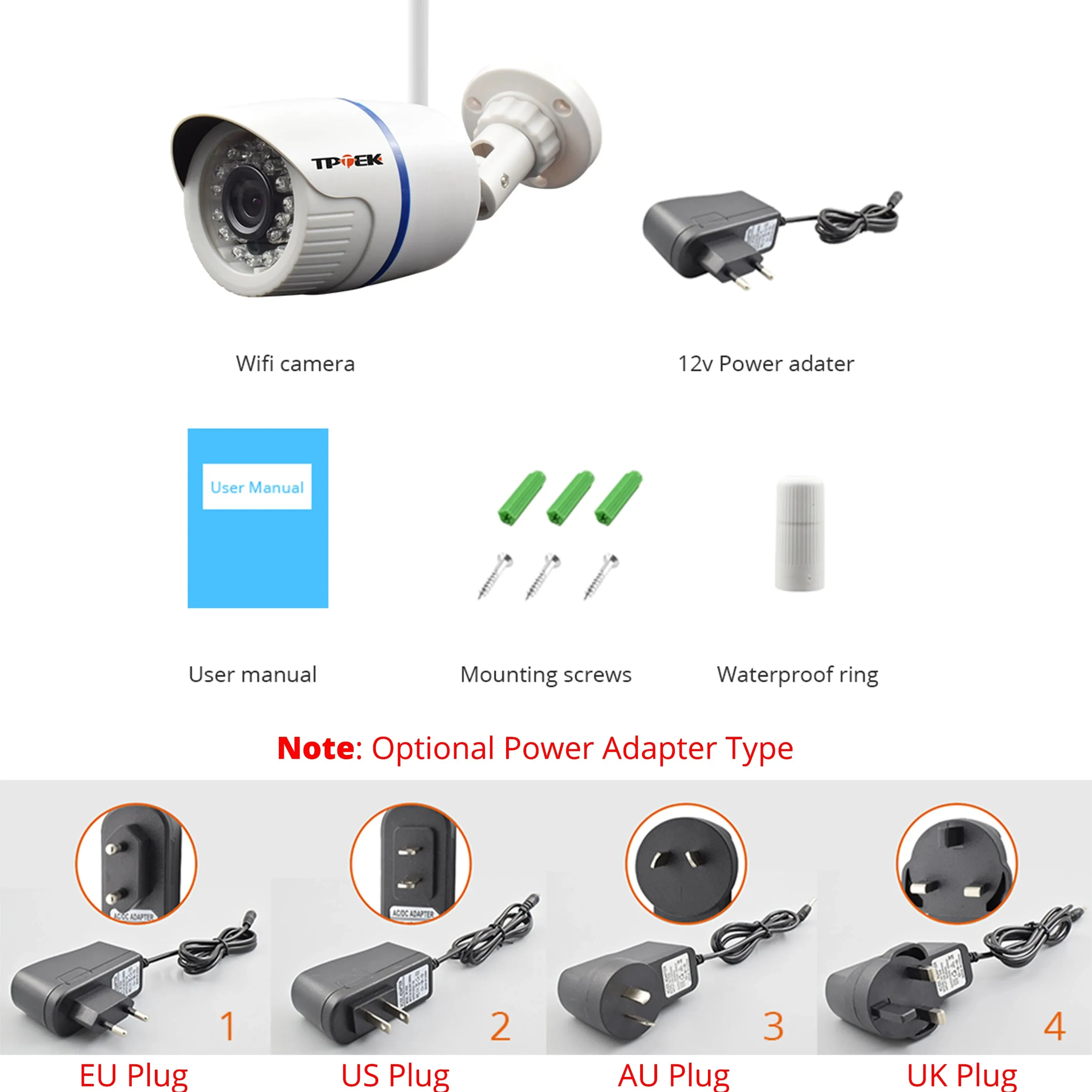 Outdoor WiFi Home Security Camera