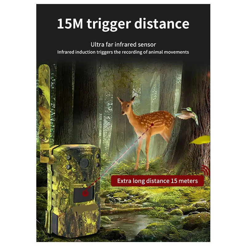 Rechargeable 4G Sim Card Hunting Trail Camera Ucon App -Dl4G