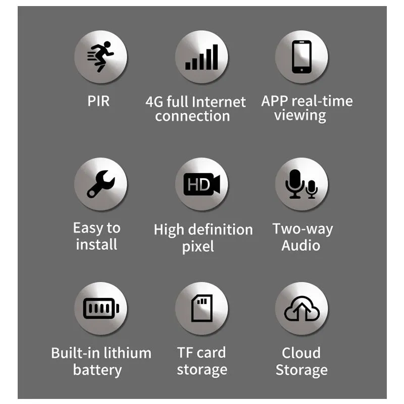 Rechargeable 4G Sim Card Hunting Trail Camera Ucon App -Dl4G