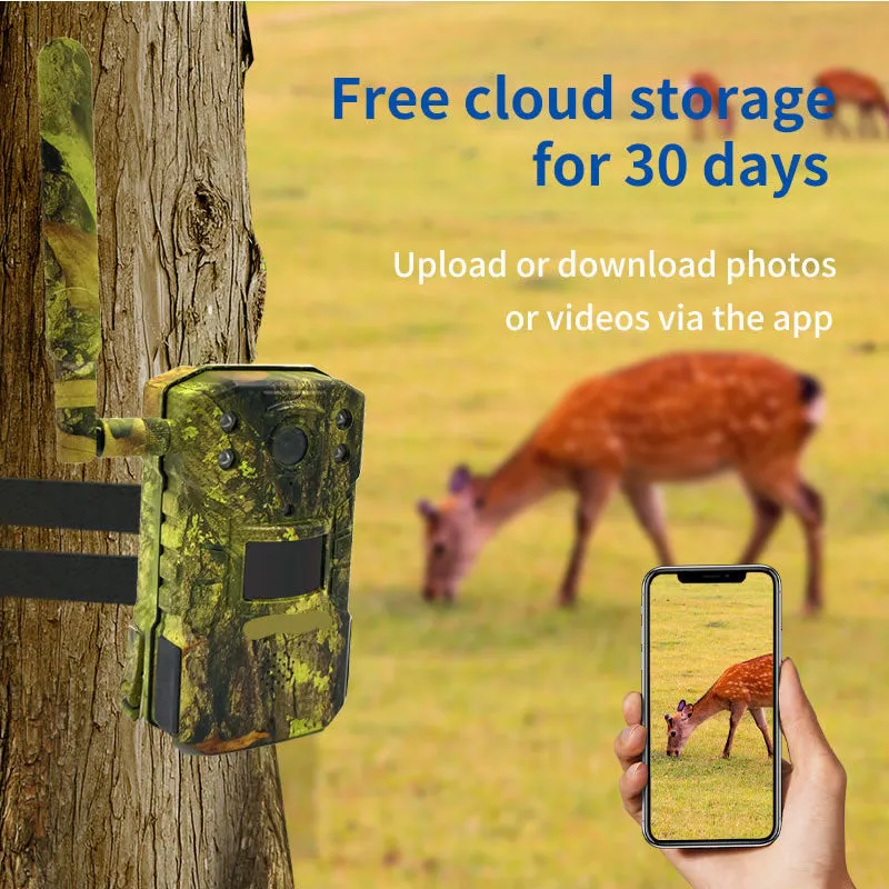 Rechargeable 4G Sim Card Hunting Trail Camera Ucon App -Dl4G
