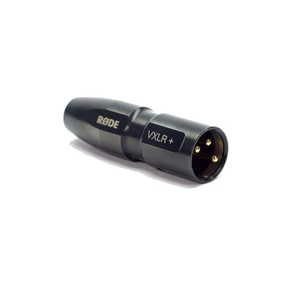 Rode VXLR  3.5mm Mini-Jack to 3-Pin XLR(M) Adaptor w/ Power Convertor