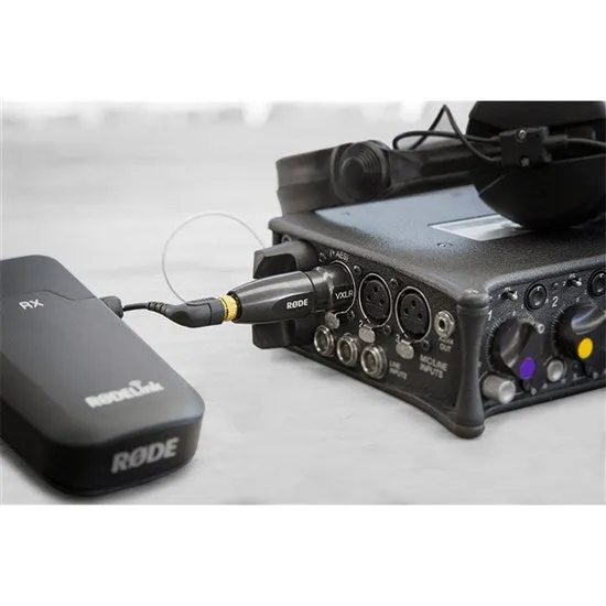 Rode VXLR  3.5mm Mini-Jack to 3-Pin XLR(M) Adaptor w/ Power Convertor