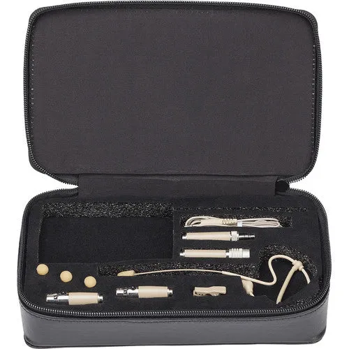 Samson SE10T Earset Microphone with Miniature Condenser Capsule with 4 Cable Adapters (Beige)