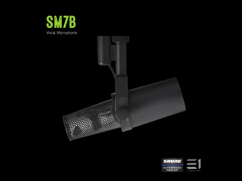 Shure SM7B Cardioid Studio Microphone