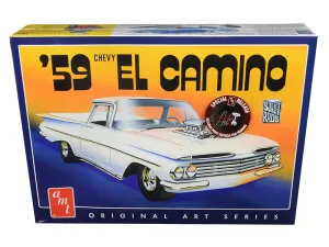 Skill 2 Model Kit 1959 Chevrolet El Camino 2 in 1 Kit Original Art Series 1/25 Scale Model by AMT