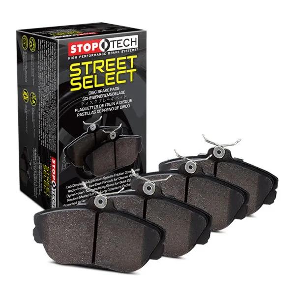 StopTech Street Select Brake Pads Subaru Crosstrek (16-20) Forester (09-18) [Rear w/ Hardware] 305.11140