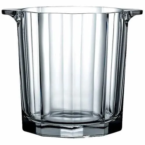 Stylish Crystal Glass Ice Bucket for Wine, Champagne, and Spirits