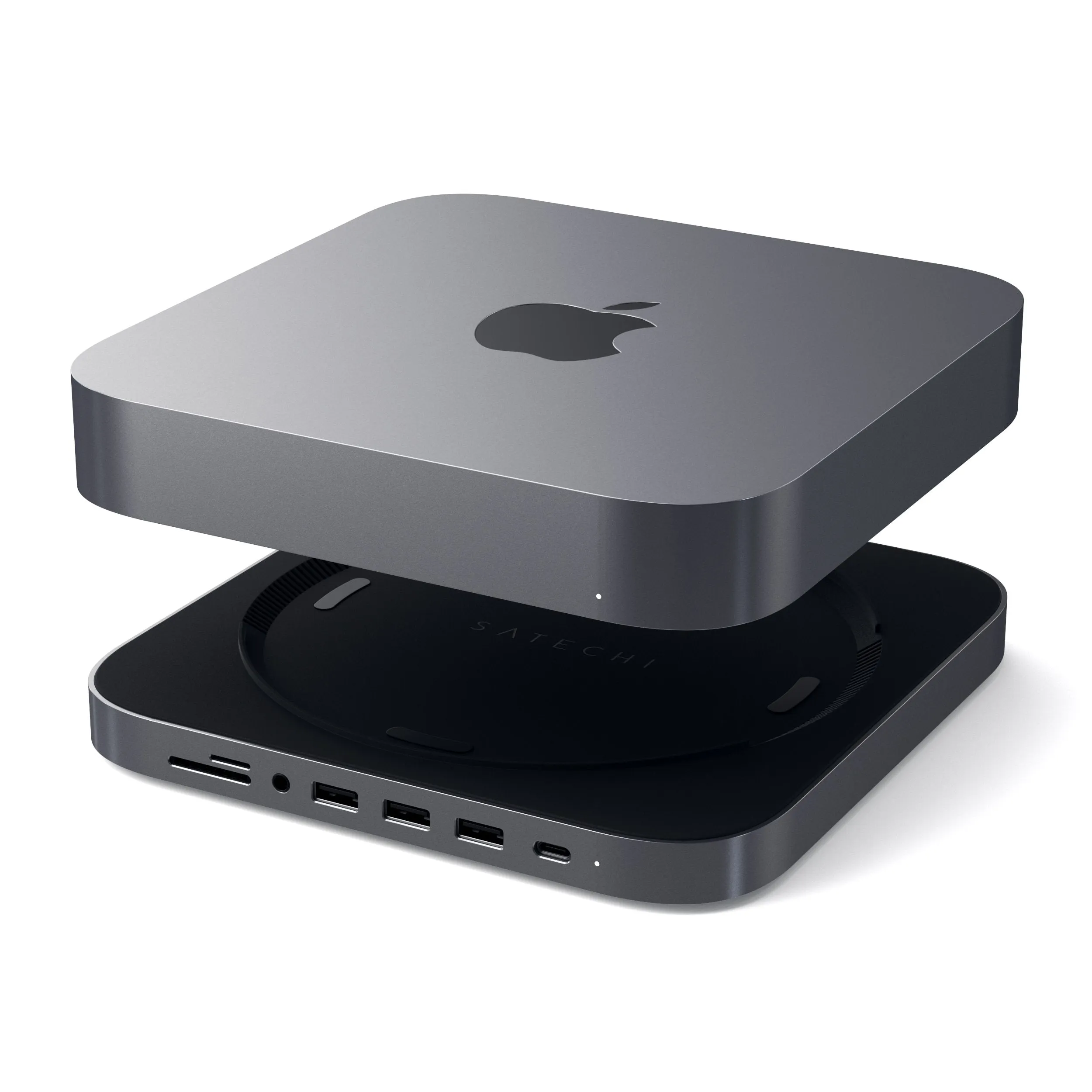 Type-C Aluminum Stand & Hub for Mac Mini