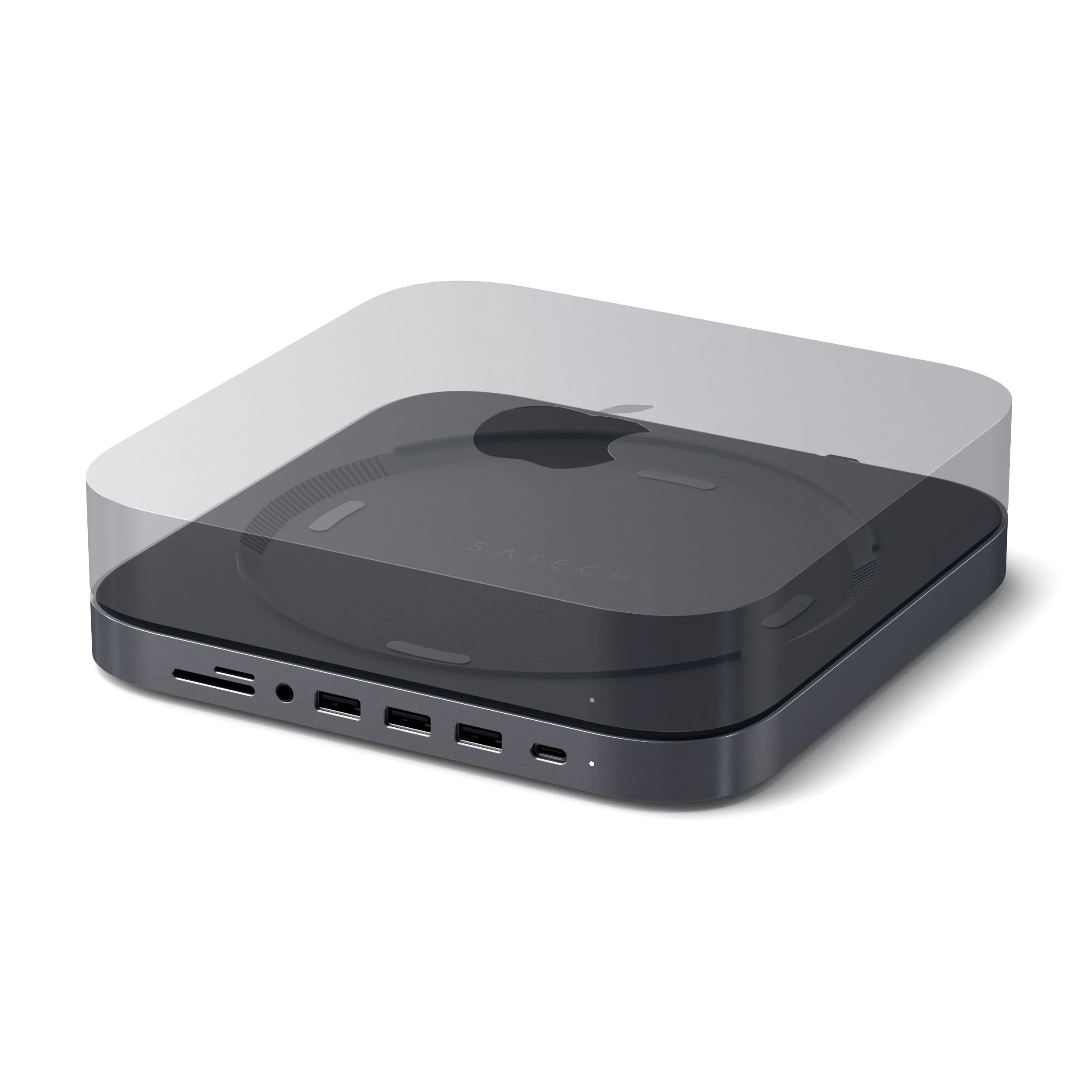 Type-C Aluminum Stand & Hub for Mac Mini