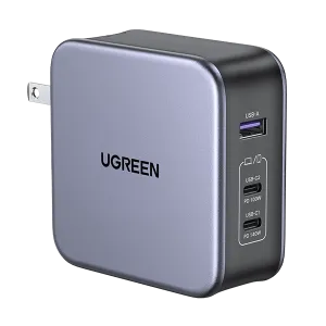 UGREEN Nexode 140W USB C GaN Charger-3 Ports Wall Charger