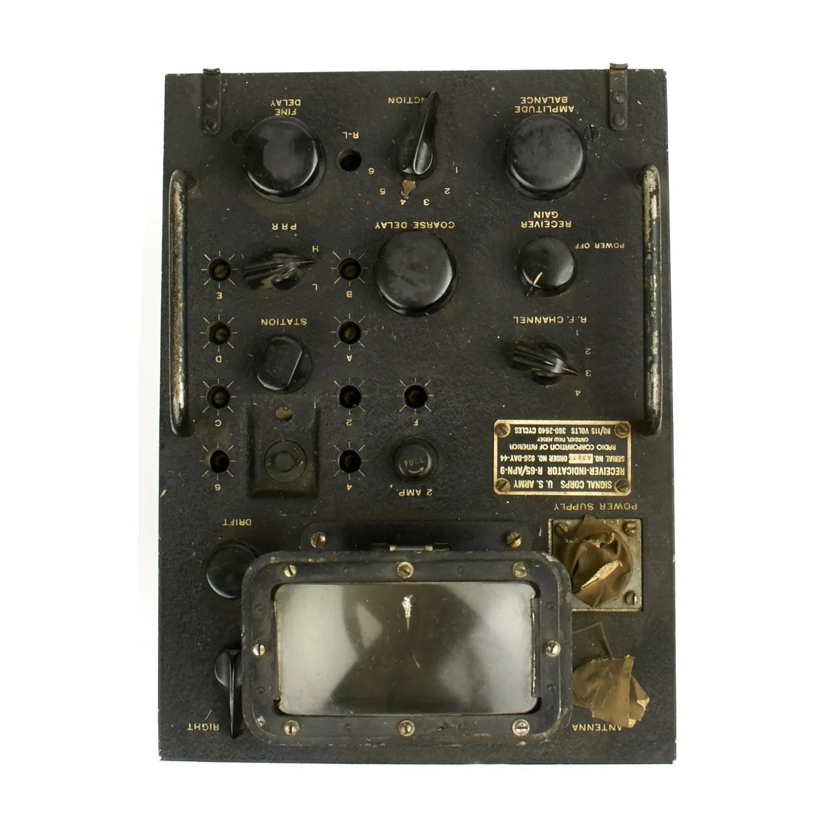 U.S. WWII B-17 Flying Fortress R-65 / APN-9 LORAN Long Range Navigation Receiver by RCA