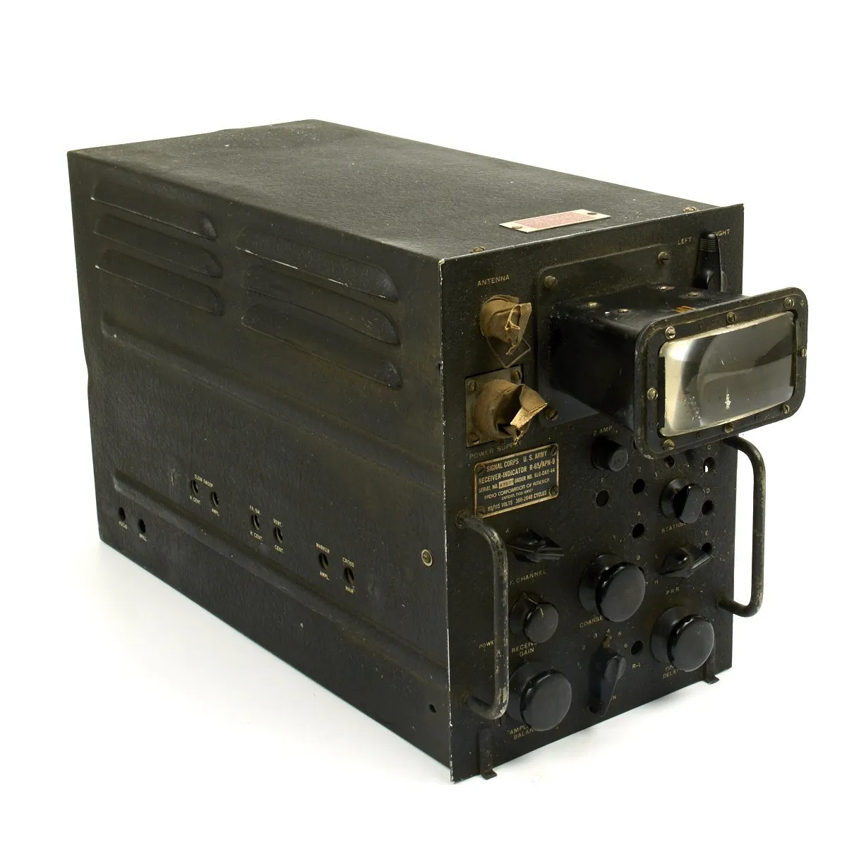 U.S. WWII B-17 Flying Fortress R-65 / APN-9 LORAN Long Range Navigation Receiver by RCA