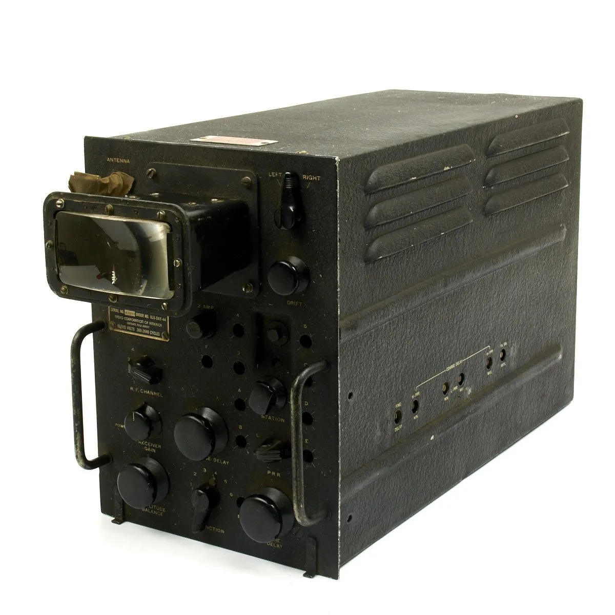 U.S. WWII B-17 Flying Fortress R-65 / APN-9 LORAN Long Range Navigation Receiver by RCA