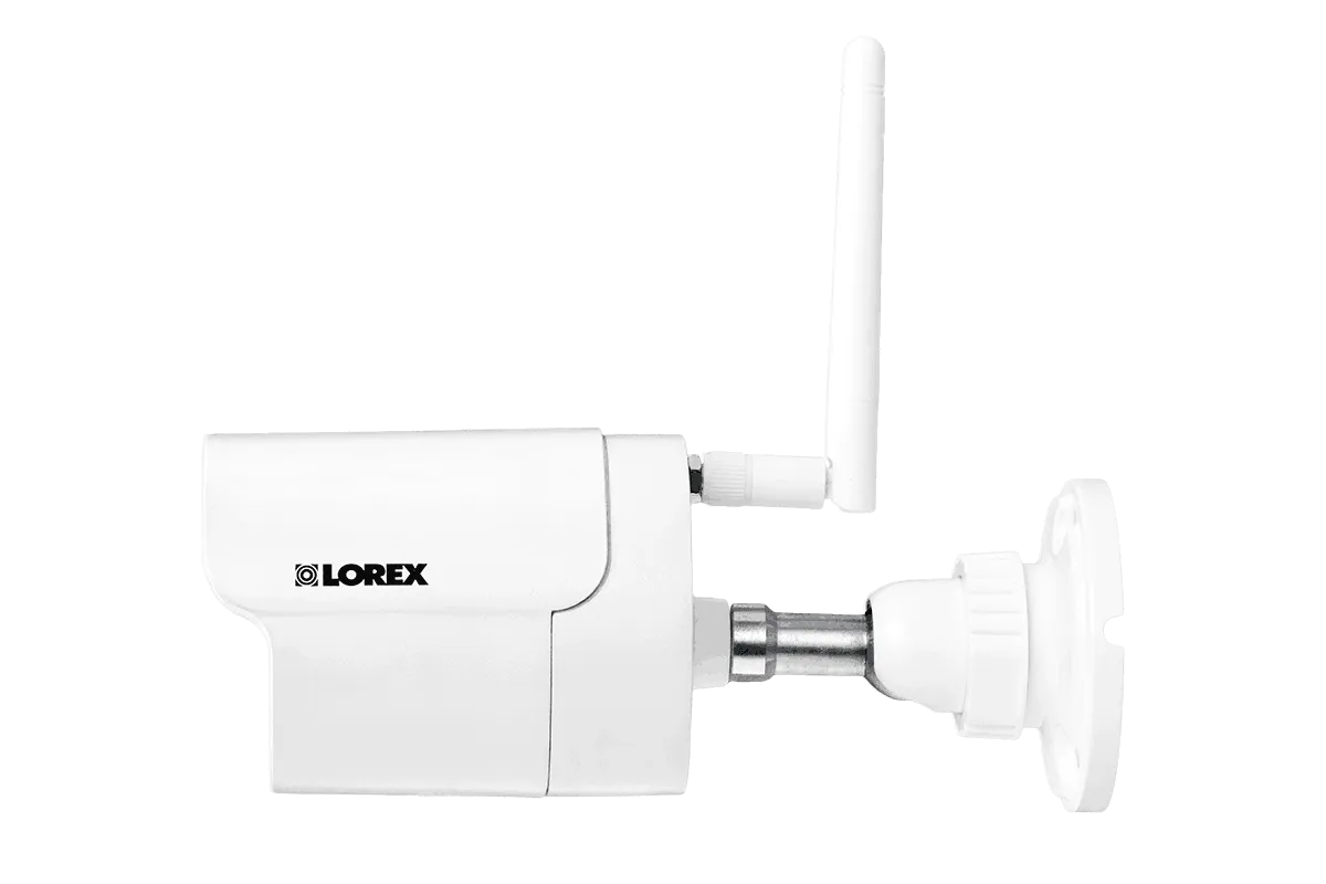 White wireless cameras with night vision (4-pack)