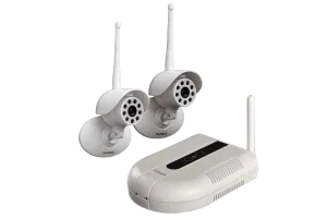 Wireless home camera with audio and night vision