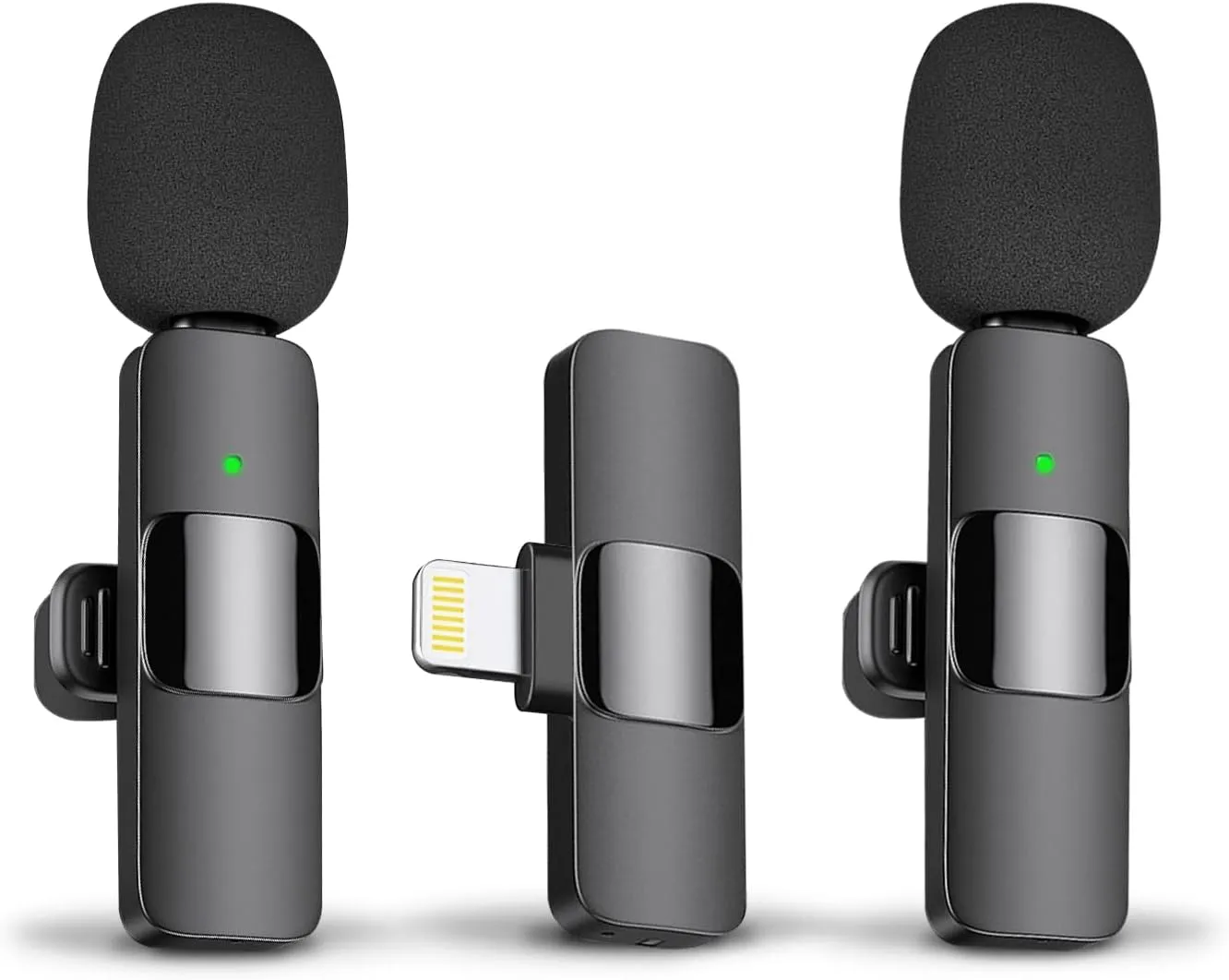 Wireless Microphone for iPhone & iPad – Omnidirectional Mic for Interviews, Podcasts, & Vlogs
