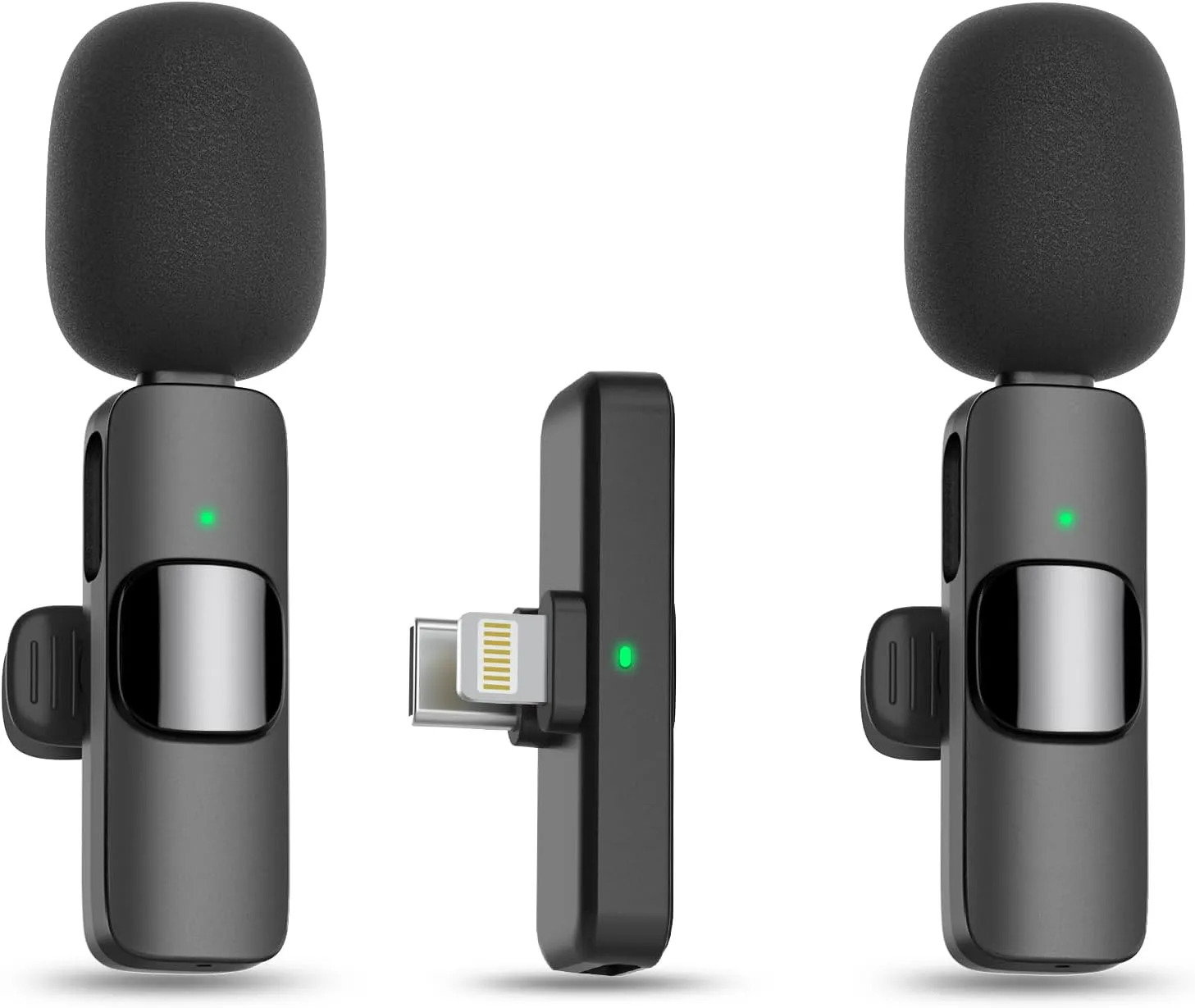 Wireless Microphone for iPhone & iPad – Omnidirectional Mic for Interviews, Podcasts, & Vlogs