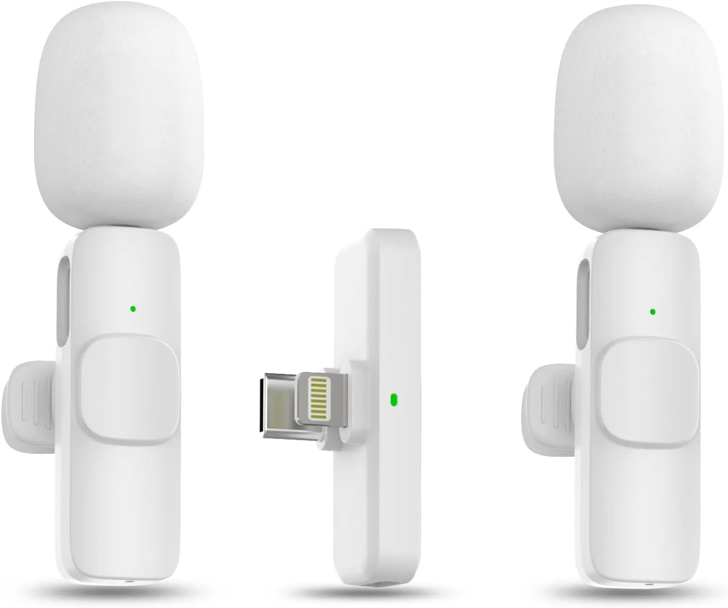 Wireless Microphone for iPhone & iPad – Omnidirectional Mic for Interviews, Podcasts, & Vlogs